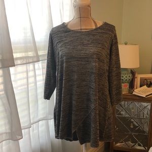 Heather sweater tunic